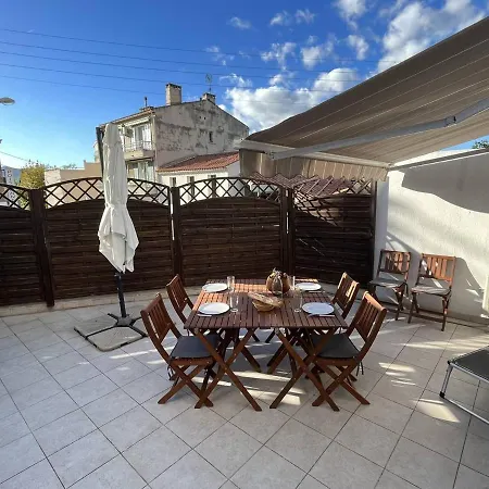 T3 Lumineux Avec Grande Terrasse, Clim, Parking Gratuit Et Wi-fi - 5 Personnes - Fr-1-770-6